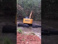 उभयचर उत्खनन के लिए कुक्टोमाइज्ड SWAMP फ्लोटिंग पोंटून SY375H Q355b