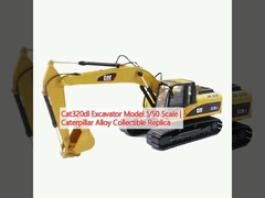 Cat320dl उत्खनन मॉडल 1/50 पैमाने ♪ Caterpillar मिश्र धातु संग्रहणीय प्रतिकृति