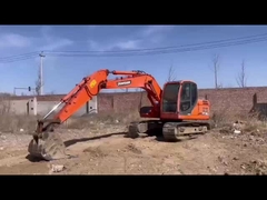 प्रयुक्त Doosan DX150LC उत्खनन मशीन 15 टन क्षमता पूर्ण सेवा इतिहास निर्माण खनन भूमि उत्खनन
