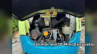प्रयुक्त Yanmar Vio30 मिनी उत्खनन विश्वसनीय प्रदर्शन