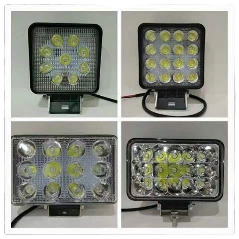 48W एलईडी खुदाई लाइट 12V 24V खुदाई कार ट्रक काम प्रकाश