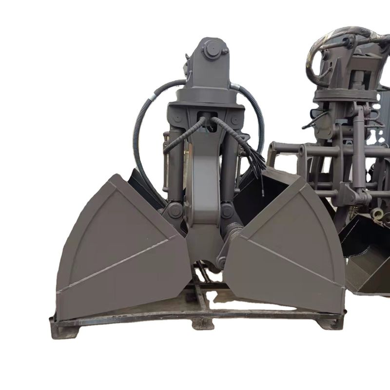 निर्माण उत्खनन रॉक बाल्टी क्रेन Clamshell बाल्टी Q345B Q690B MN 0.5 -1.5M3