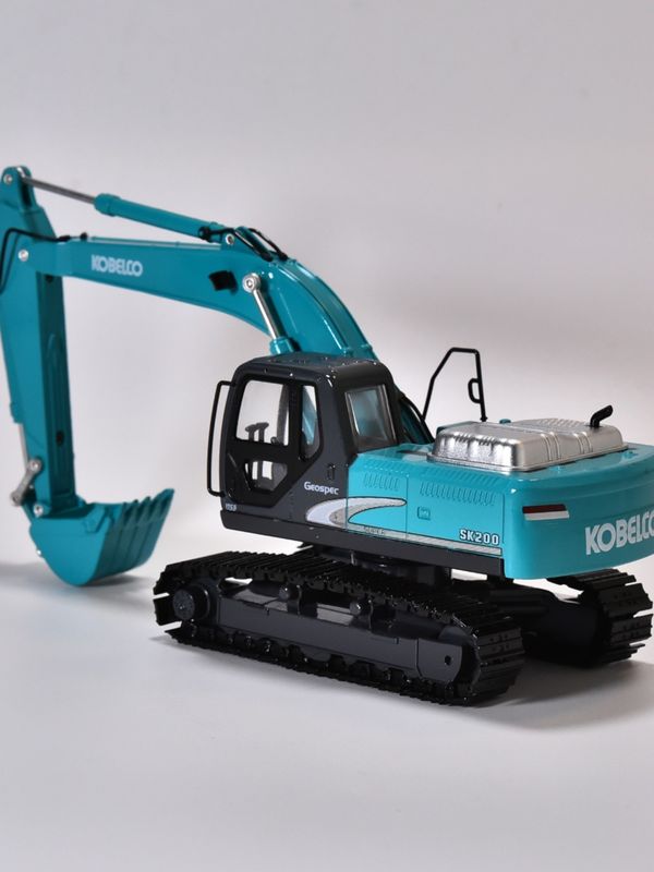 KOBELCO SK200-8 डाईकास्ट एक्सकेवेटर मॉडल 1/40 1/50 स्केल मिश्र धातु निर्माण खिलौना