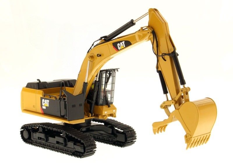 मरकज कास्ट CAT 568 GF रोड बिल्डर 1 50 स्केल एलॉय एक्सकेवेटर कलेक्शन कैटरपिलर 85923