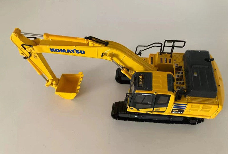 KOMATSU PC200-11MO 143 स्केल डाई-कास्ट मिश्र धातु खुदाई मॉडल लिमिटेड कलेक्टर प्रतिकृति