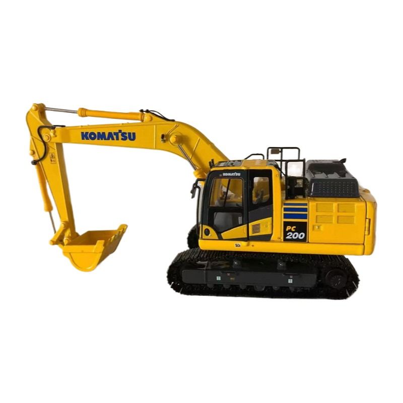 KOMATSU PC200-11MO 143 स्केल डाई-कास्ट मिश्र धातु खुदाई मॉडल लिमिटेड कलेक्टर प्रतिकृति