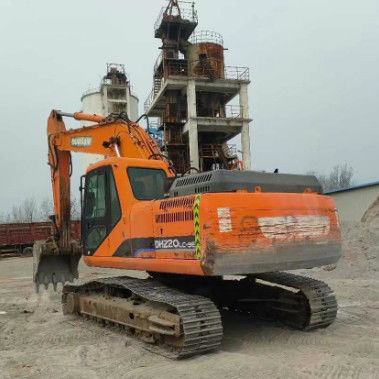 गुणवत्ता प्रयुक्त Doosan DH220-9E 22 टन खुदाई मशीन पूर्ण सेवा इतिहास खनन निर्माण भूमि उत्खनन