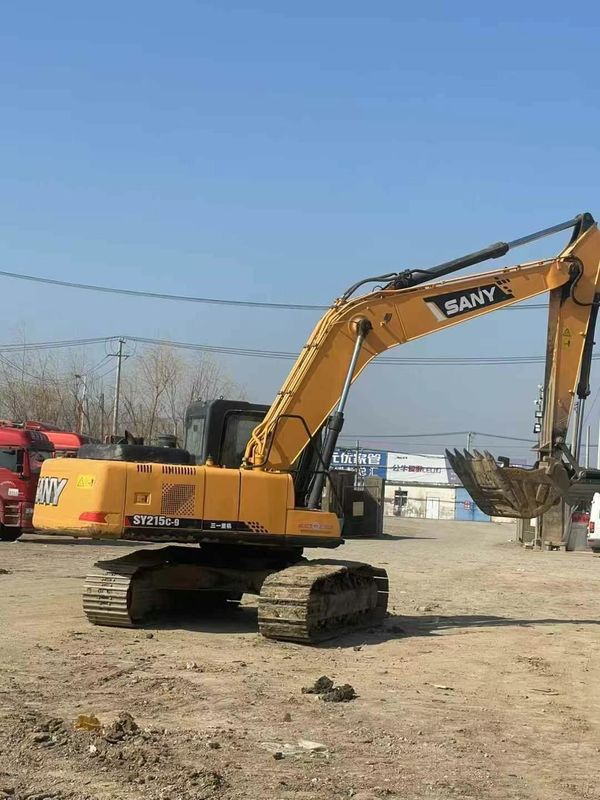 इस्तेमाल किया गया 2014 SANY SY205-9 V5 खुदाई मशीन 20 टन क्षमता पूर्ण सेवा खनन पृथ्वी की उत्खनन