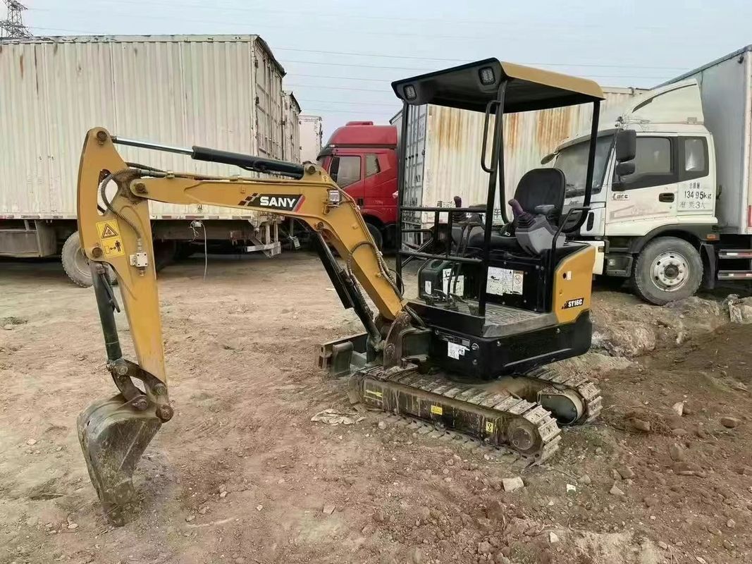 2021 SANY SY16C कॉम्पैक्ट मिनी एक्सकेवेटर 1.6 टन 3000 घंटे सीई आईएसओ लैंडस्केपिंग उपयोगिता