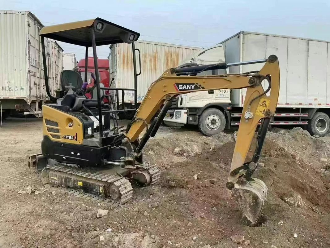 2021 SANY SY16C कॉम्पैक्ट मिनी एक्सकेवेटर 1.6 टन 3000 घंटे सीई आईएसओ लैंडस्केपिंग उपयोगिता