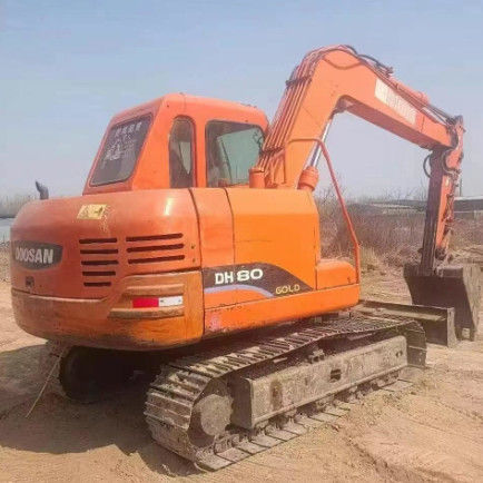 परिदृश्य उपयोगिता के लिए प्रयुक्त Doosan DH80 मिनी खुदाई मशीन 8 टन क्षमता CE ISO
