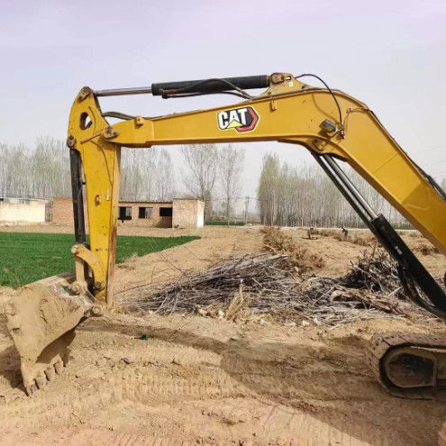 प्रयुक्त CAT 305.5E2 मिनी खुदाई 27.2kN Arm Digging Force कॉम्पैक्ट मजबूत हाइड्रोलिक इकाई