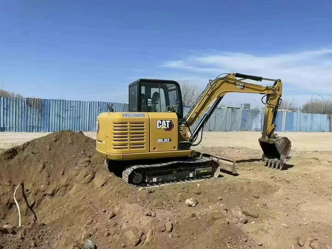 प्रयुक्त CAT 305 मिनी खुदाई कम घंटे सत्यापित 1 वर्ष की वारंटी CE प्रमाणित विश्वसनीय