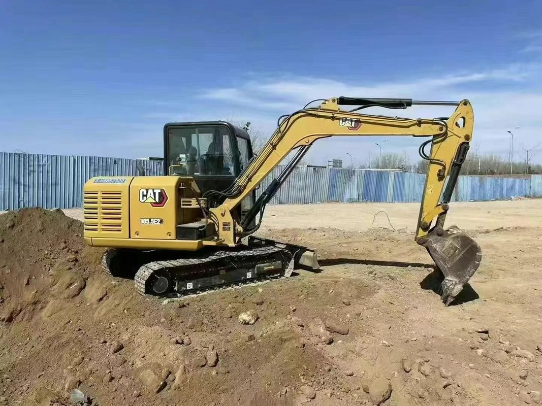 प्रयुक्त CAT 305 मिनी खुदाई कम घंटे सत्यापित 1 वर्ष की वारंटी CE प्रमाणित विश्वसनीय