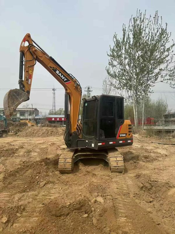 इस्तेमाल किया SANY 60C उत्खनन अच्छी स्थिति कम घंटे प्रतिस्पर्धी मूल्य तेजी से शिपिंग