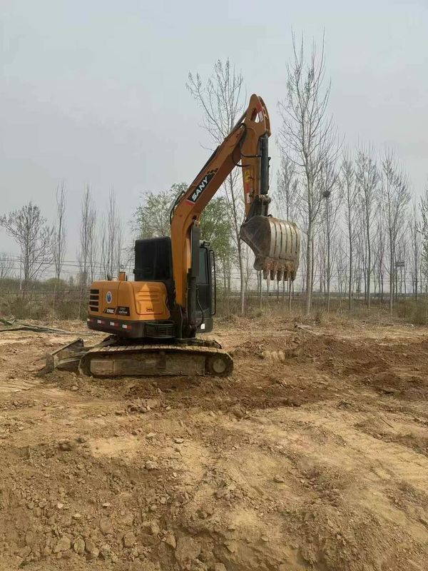 इस्तेमाल किया SANY 60C उत्खनन अच्छी स्थिति कम घंटे प्रतिस्पर्धी मूल्य तेजी से शिपिंग