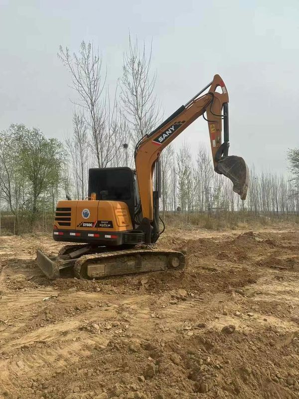 इस्तेमाल किया SANY 60C उत्खनन अच्छी स्थिति कम घंटे प्रतिस्पर्धी मूल्य तेजी से शिपिंग