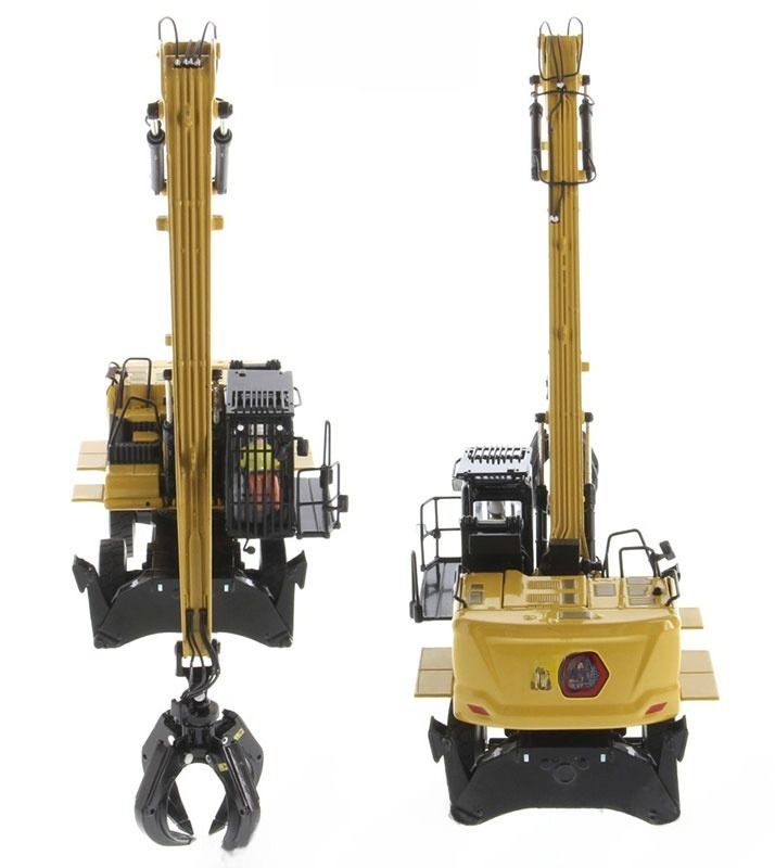 DM MH3040 सामग्री हैंडलर मिश्र धातु खुदाई अभियांत्रिकी वाहन मॉडल 1/50 Diecast 85958