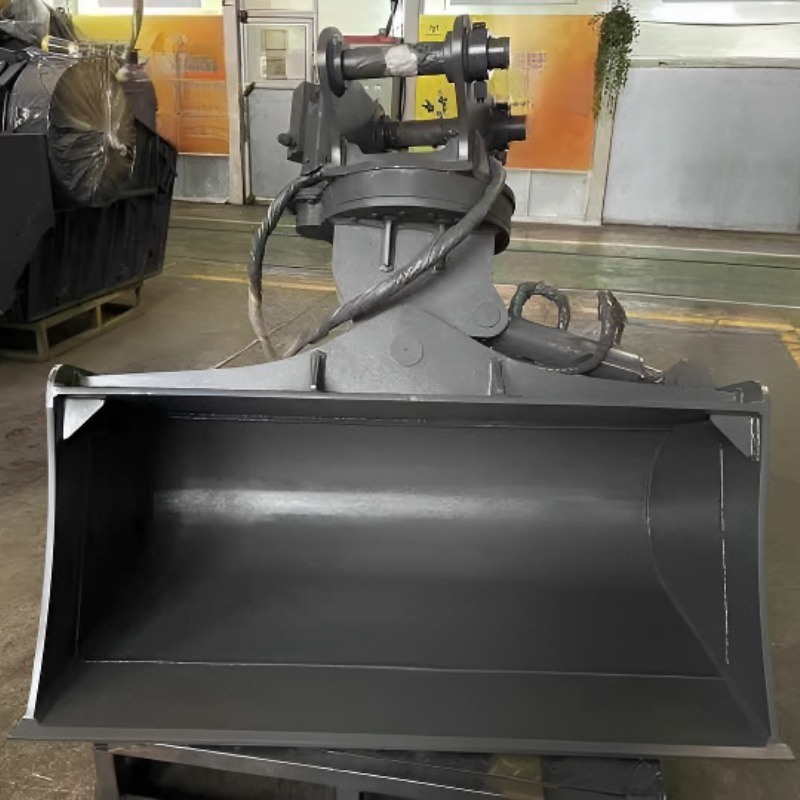 1 से 30 टन तक के भारी खुदाई मशीनों के लिए कस्टम खुदाईवाला झुकाव घुमावदार बाल्टी लगाव