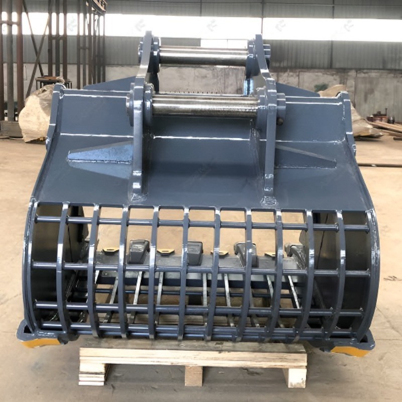 अनुकूलित 30 टन उत्खनन बैकहो स्केलेटन पहेली रिब बाल्टी भारी शुल्क छँटाई