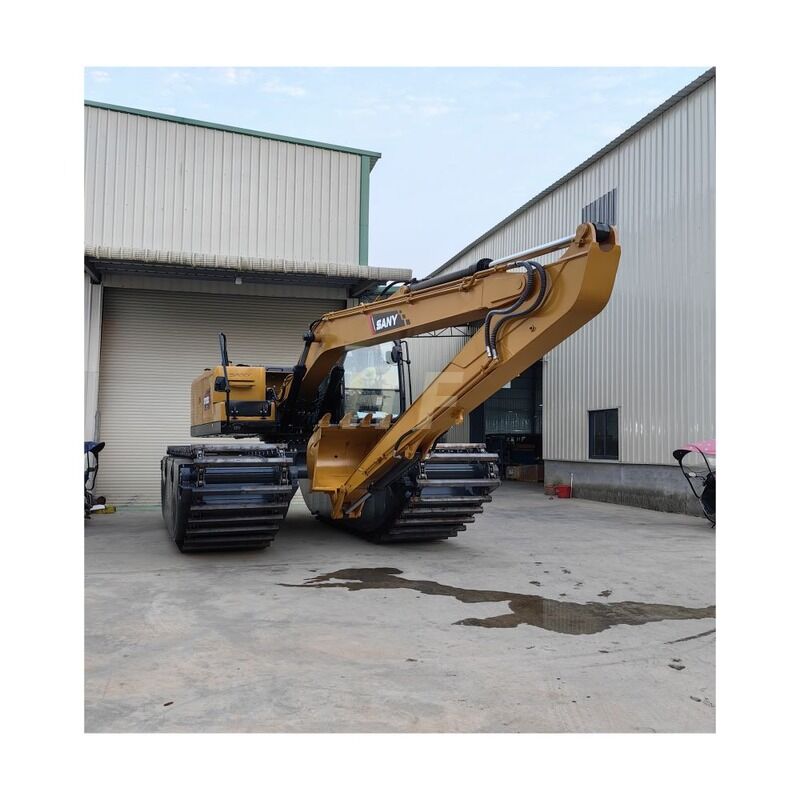 सान्य SY135C स्वैम्प उत्खनन के लिए अनुकूलन उभयचर उत्खनन फ्लोटिंग पोंटून अंडर carriage निर्माता