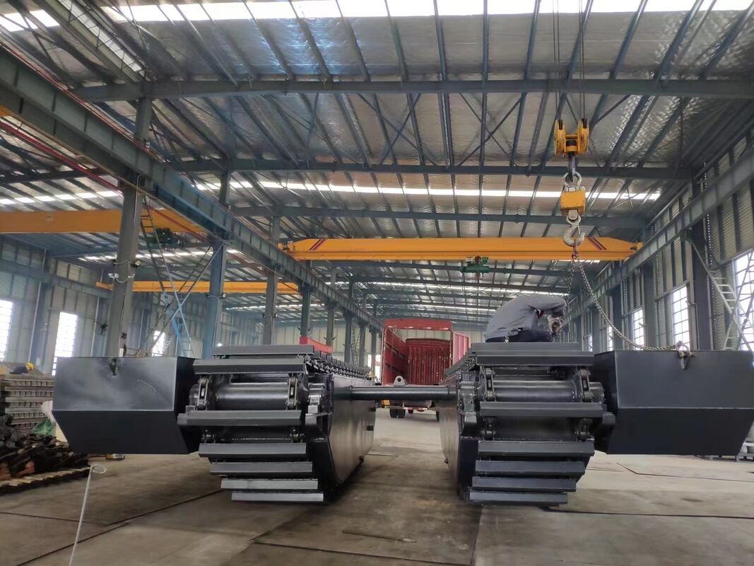 कस्टम 40 टन उभयचर खुदाई करने वाला दलदल बग्गी वेटलैंड डिगर फ्लोटिंग पोंटून अंडरकैरिज सप्लायर के साथ