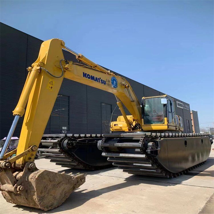 स्थिर संचालन के लिए अनुकूलन योग्य उत्खननकर्ता पोंटून अंडरकैरेज वाटर फ्लोट स्वैम्प फ्लोट, आसान रखरखाव आपूर्तिकर्ता